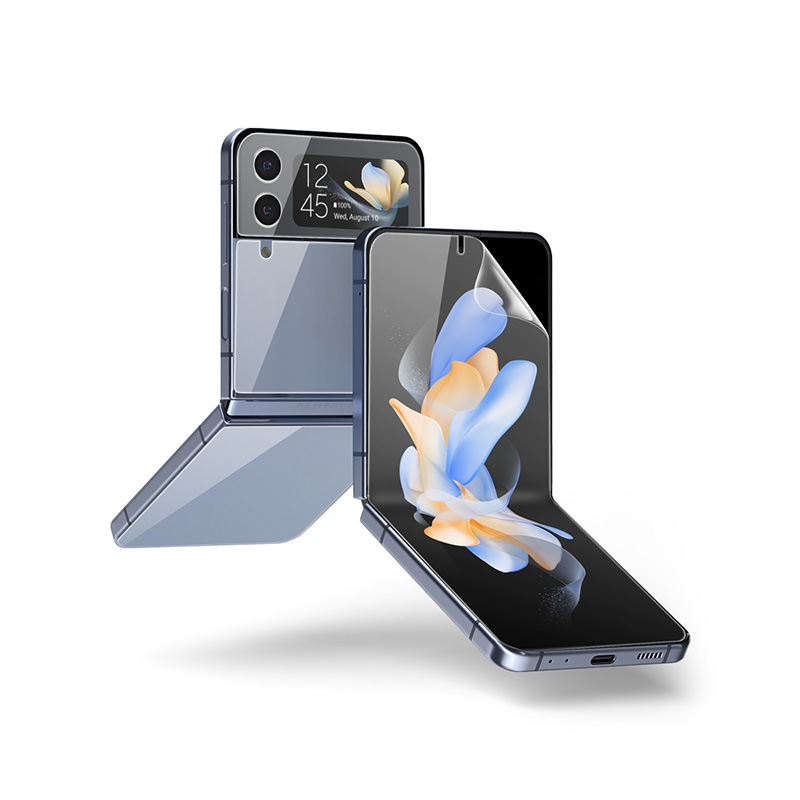 Spello ochranné sklo Samsung Galaxy Z Flip 5 - bílá transparentní