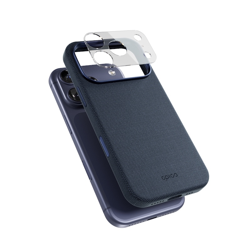 Epico SolidWoven Pro Mag+ Case | iPhone 17 Pro Max | Qi2 & MagSafe Compatible | Blue | Camera Island Protection