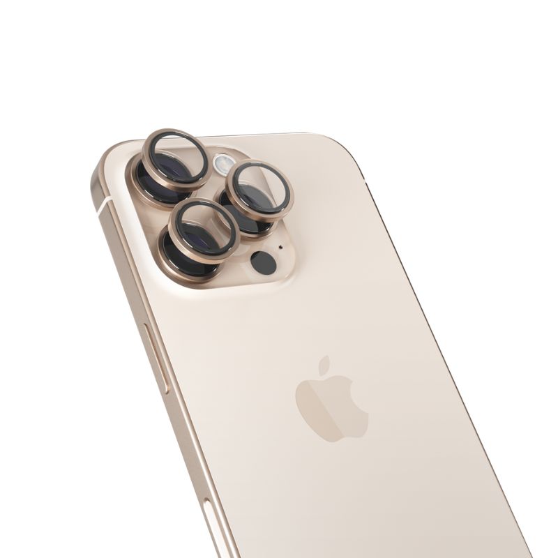 Epico Aluminium Lens Protector for Apple iPhone 16 Pro/16 Pro Max - pouštní titan