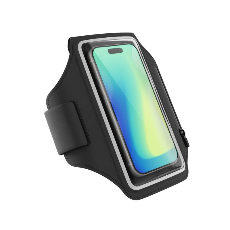 36395-spell-ph-ac30-01_800x800px Spello armband na telefon | černá | neoprenový voděodolný materiál | průhledná dotyková plocha