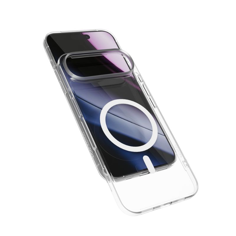 34793-epi-ph-c119_ip17air_tra_1 Epico SlimGlass Pro Mag+ Case | iPhone Air | Transparent/White | Qi2 & MagSafe Compatible