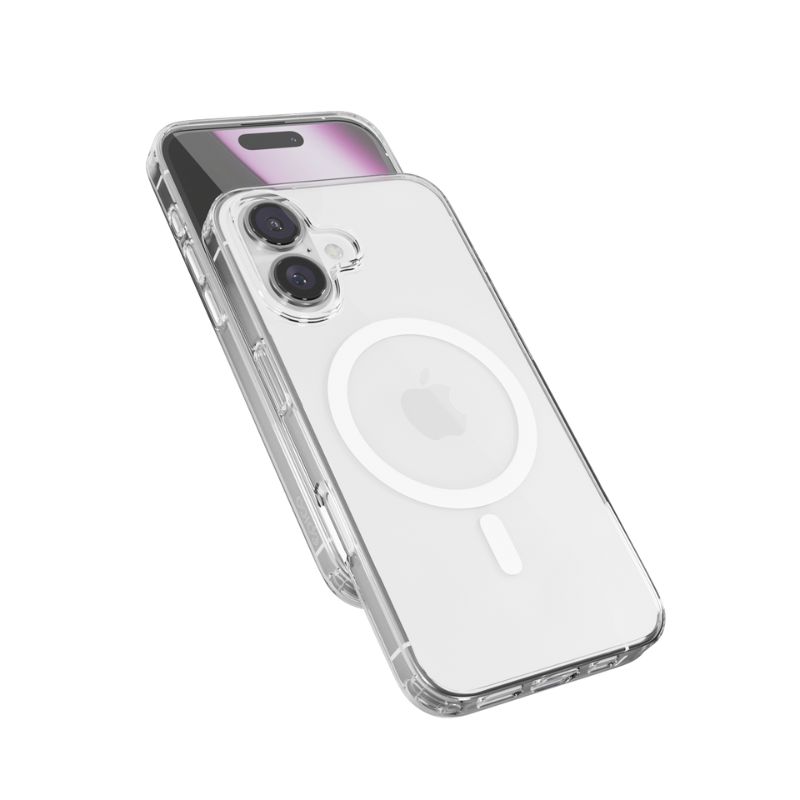 Epico Resolve Case Magnetic iPhone 16 - transparentní