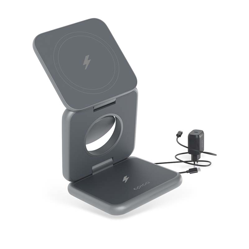 EPICO Mag+ Foldable Wireless Charger
MagSafe compatible - vesmírně šedá