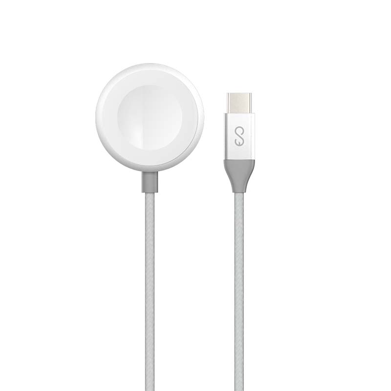 NEW: EPICO APPLE WATCH CHARGING CABLE USB-C 1.2m silver