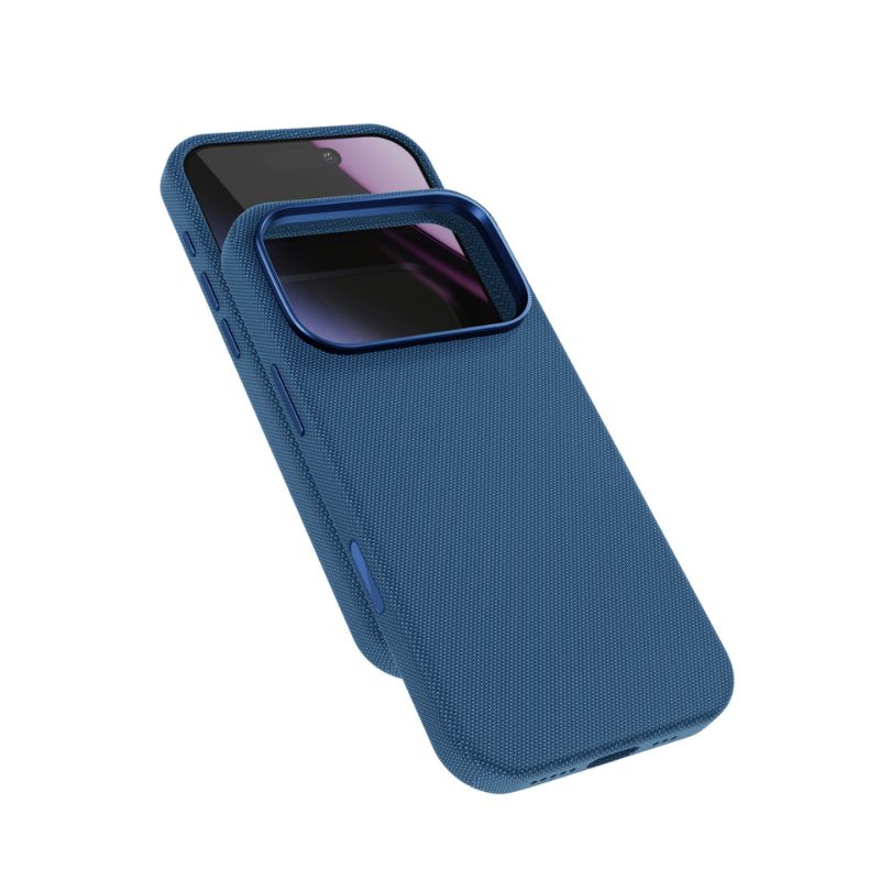 Epico SolidWoven Pro Mag+ Case | iPhone 17 Pro Max | Qi2 & MagSafe Compatible | Blue | Camera Island Protection
