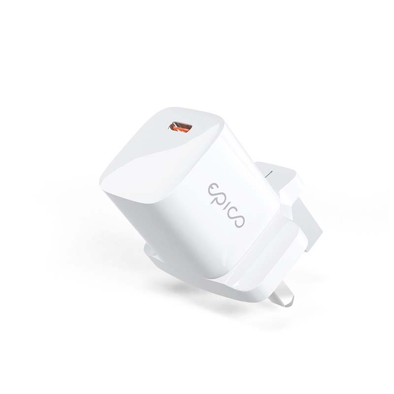 EPICO 20W PD Mini Charger with UK plug - bílá
