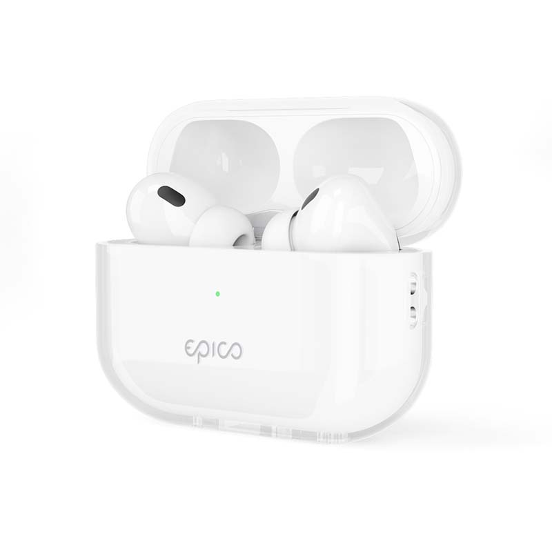 Epico Transparent Cover Airpods Pro 2 - bílá transparentní