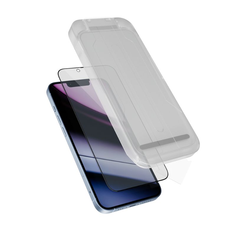 Epico Antiblue Glass 3D Ultra-wide Fit with dust-free applicator for iPhone 13/13Pro/14/SE (2025)