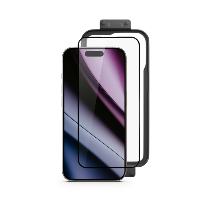 Epico ImpactBuffer 3D Glass for iPhone 16 Plus with installation frame