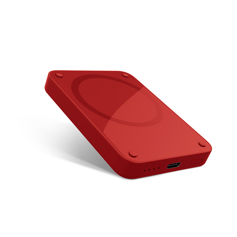Epico 4200mAh Magnetic Wireless Power Bank - Rot