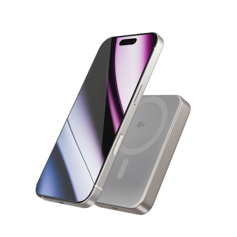 34340-epi-ph-em71b_tit_1_online Epico UltraPack Qi2 10000mAh hliníková Mag+ bezdrátová powerbanka EM71b | titanová | bezdrátové nabíjení 15W pro iPhone i Android