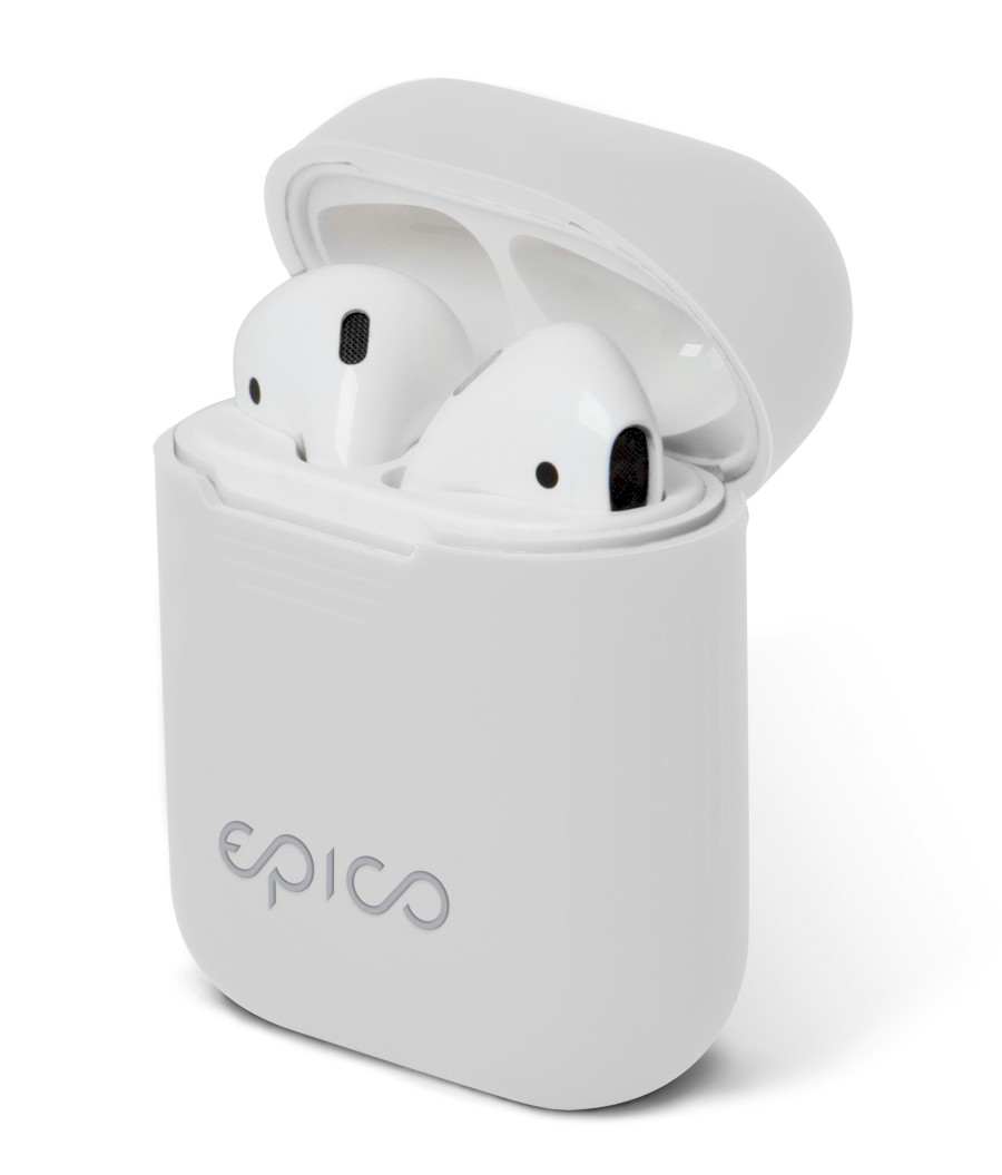 EPICO SILICONE COVER AirPods - bílá