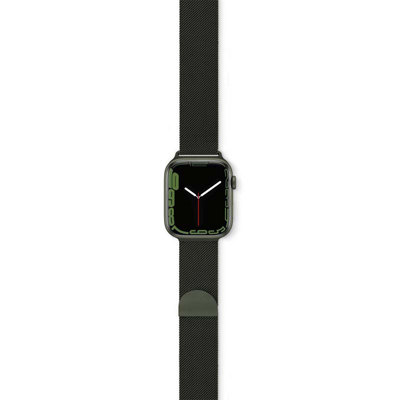 NEW: EPICO MILANESE BAND FOR APPLE WATCH 38/40/41 mm - tmavě zelená