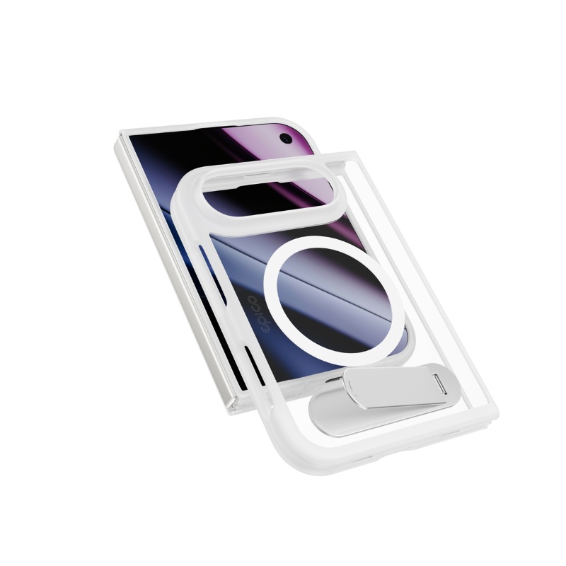 Epico HeroStand Mag+ Case se skládacím stojánkem | iPhone Duo | matná transparentní