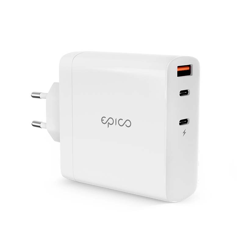 EPICO 140W GaN Charger - bílá