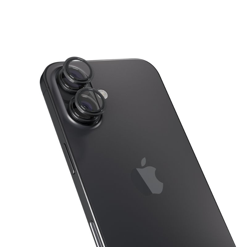 Epico Aluminium Lens Protector for Apple iPhone 16/16 Plus - černá