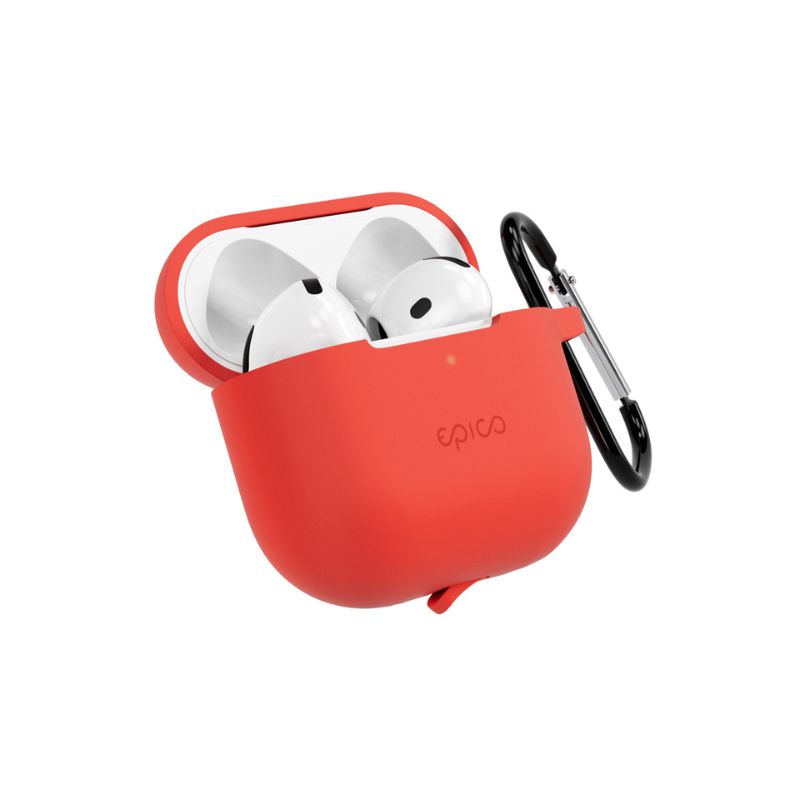 Epico Silicone Outdoor Cover Airpods 4 - červená