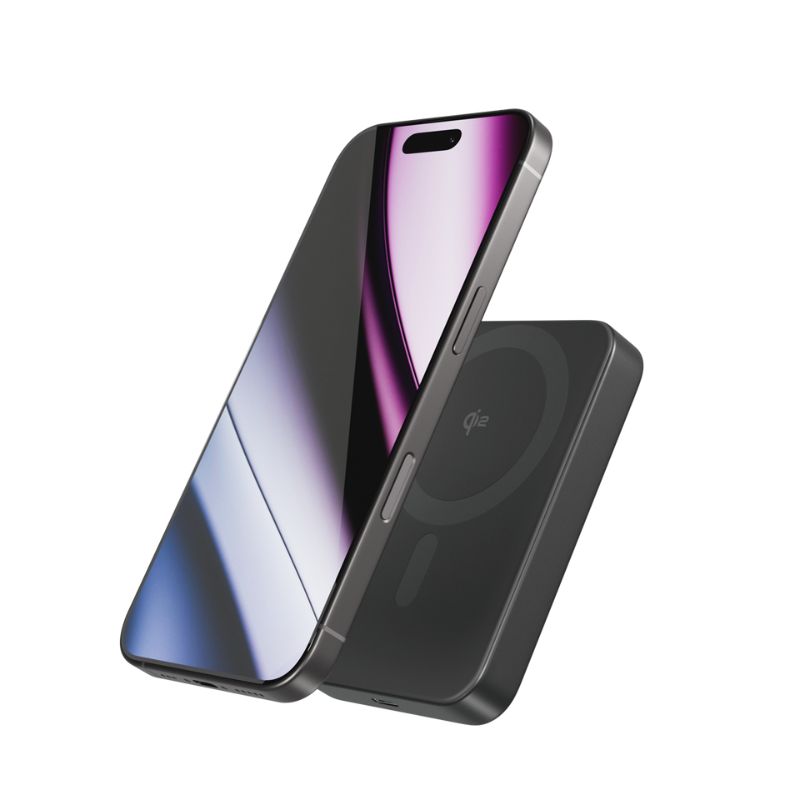 34337-epi-ph-em71b_bla_1_online Epico UltraPack Qi2 10000mAh hliníková Mag+ bezdrátová powerbanka EM71b | černá | bezdrátové nabíjení 15W pro iPhone i Android