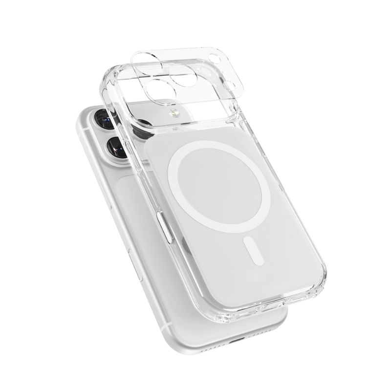 35715-epi-ph-c124-ip17pro-wh_1 Epico Tile Mag+ Case | iPhone 17 Pro | White | Qi2 & MagSafe Compatible | Camera Island Protector