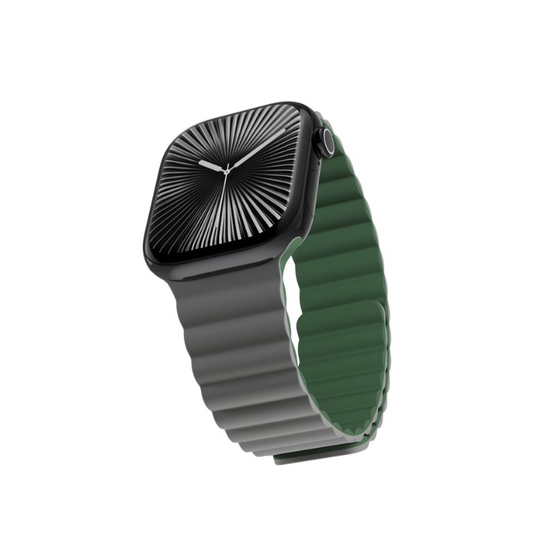 Epico Watch Strap Magnetic for Apple Watch 42/44/45/49 mm - Grün/Grau
