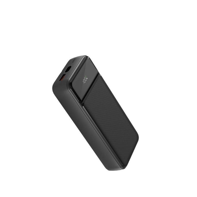 Spello ForcePack 20000mAh Power Bank SP21 | with 3 Integrated Cables | Black | 4 Outputs | Low Power Mode