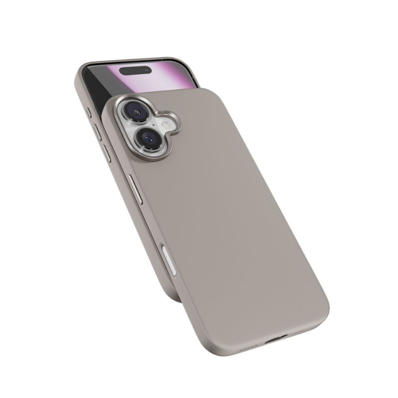 32140-epi-ph-c100_ip16_bet_1 Epico Mag+ Silicone Case Pro iPhone 16 - béžová