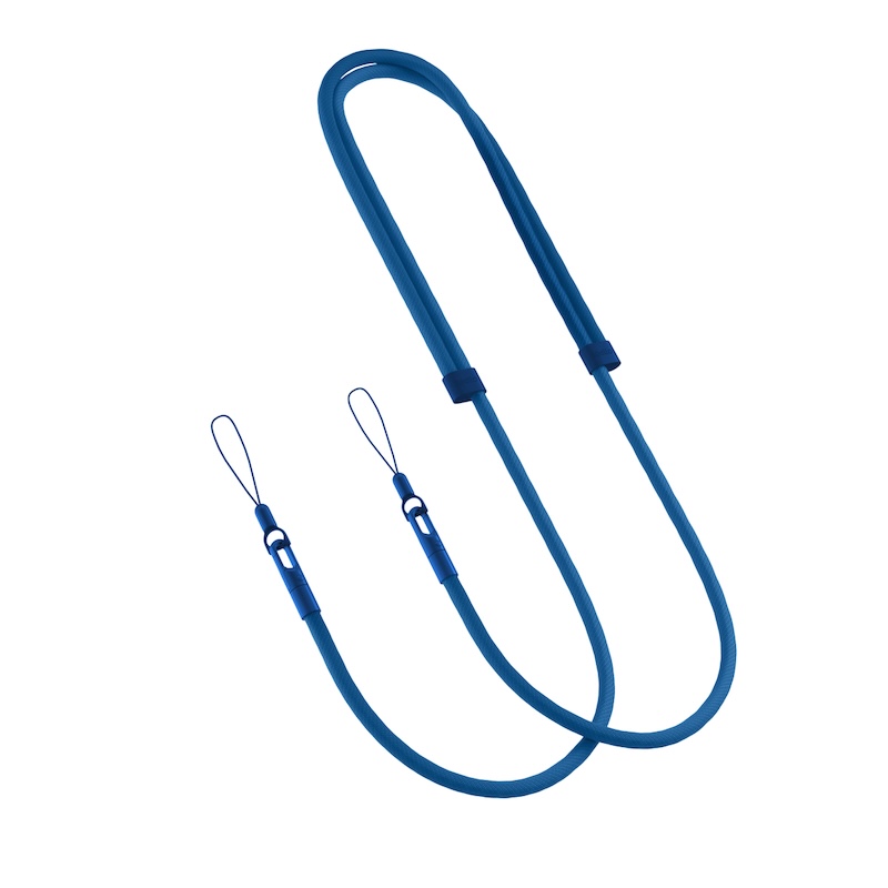 Spello Rope Crossbody Strap - modrá