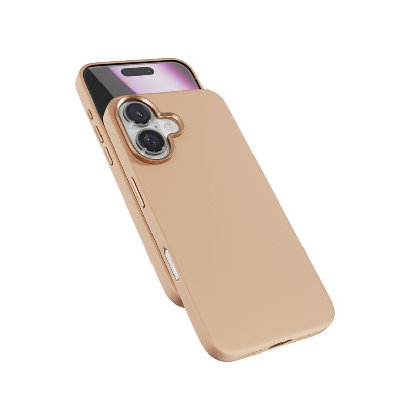 32857-epi-ph-c100_ip16_dest_1 Epico Mag+ Silicone Case Pro iPhone 16 - desert titanium