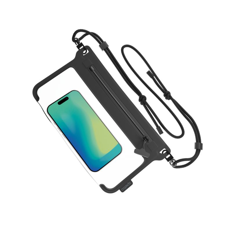 36407-spell-ph-ac31-01_800x800px Spello vodotěsné crossbody pouzdro na zip | černá | vodotěsnost IPX8 | materiál Hypalon Mesh