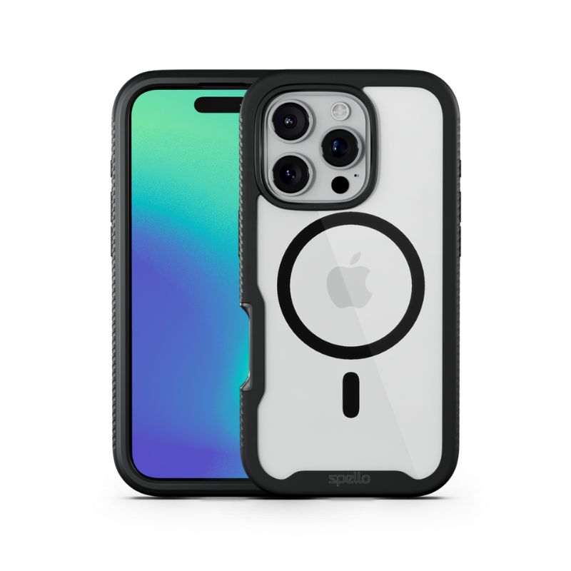 Spello Mag+ Rugged Case iPhone 16 Pro Max - černá