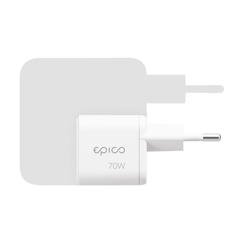 Epico UltraBoost Micro AVS GaN 100W Dynamic Wall Charger EA70b | White | GaN Technology & Power Delivery